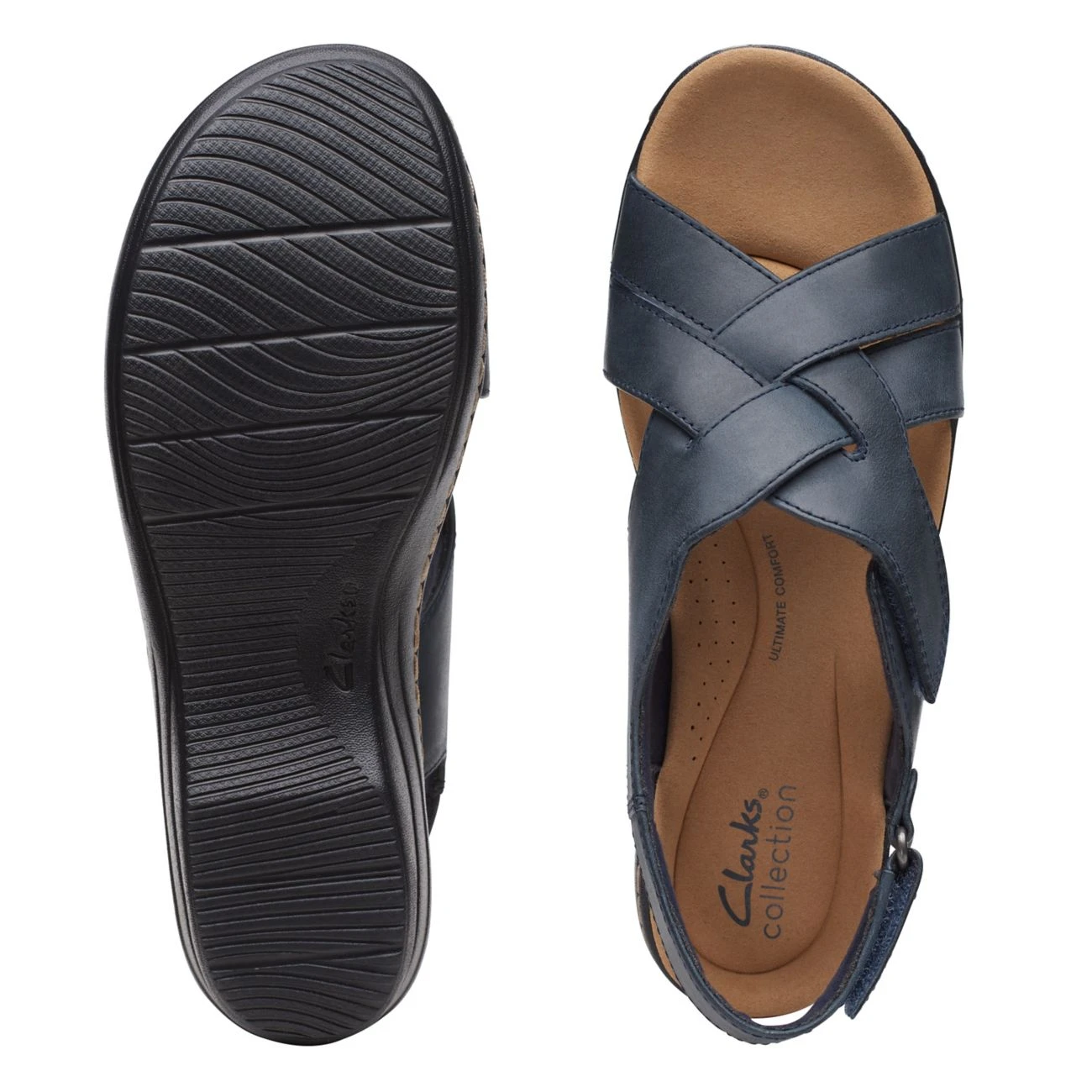 Clarks Merliah Echo Navy Leather - Image 7